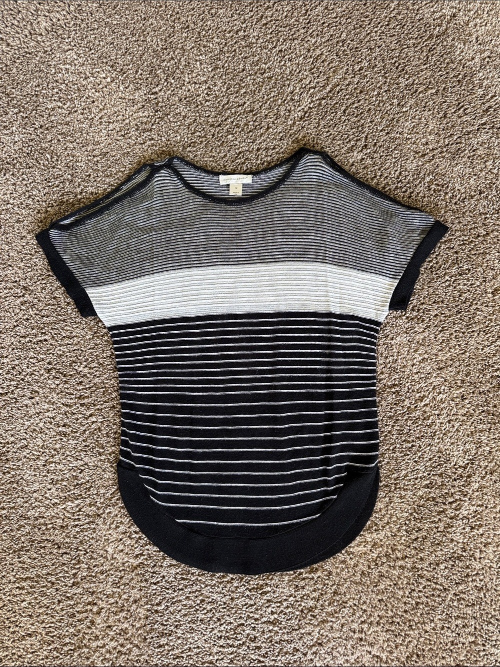 *5 for $45* Christopher & Banks Scoop Neck Cold Shoulder Knit Medium